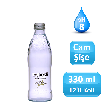 Taşkesti Cam Şişe Su 330ml *12’li Koli