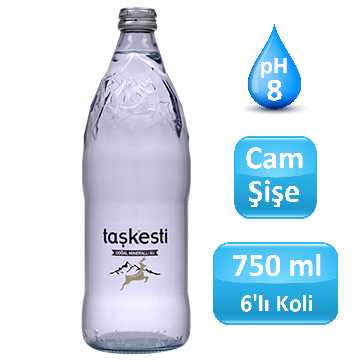 Taşkesti Cam Şişe Su 750ml *6’lı Koli