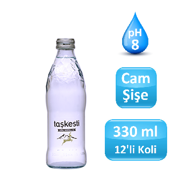 Taşkesti%20Cam%20Şişe%20Su%20330ml%20*12’li%20Koli